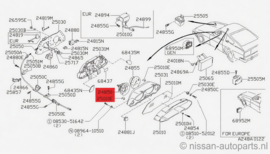 Afschermkap Kilometerteller Nissan 280ZX S130 24811-P7101 Gebruikt.