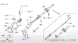 Bevestiging stuurhuishoes Nissan Micra K11 48958-5F220