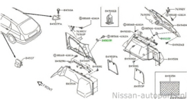 Hook-luggage net Nissan Primera P12 Wagon 79916-AV700 Used part.