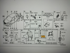 Cap-tire pressure sensor Nissan 40703-4CB0A J11/ F16 Original.