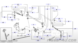 Stuurstang Nissan Terrano2 R20 48510-7F002