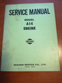 Service manual '' Model A14 Engine '' SM8E-A14SG0