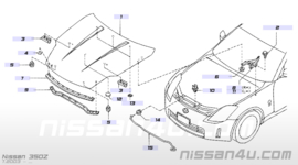 Motorkapscharnier rechts Nissan 350Z Z33 65400-CD70A
