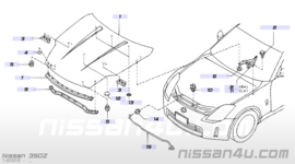 Motorkapscharnier links Nissan 350Z Z33 65401-CD70A