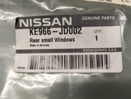 Zonneschermenset achterportier Nissan Qashqai J10 KE966-JD002 Origineel