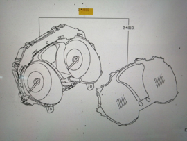 Kilometerteller / cockpit Nissan Juke F15 24810-1KA1B