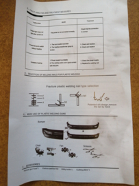 Plastic laspistool voor bumperreparatie