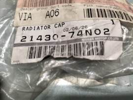 Cap radiator 21430-74N02 N14/ N15/ N16/ P11/ W10/ WP11/ Y10/ Z32 Original.