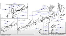 Versnellingspookhoes Nissan Sunny (Wagon) 96935-50Y00 N14/ Y10