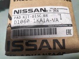 Brake pad-kit Nissan D1060-1KA1A-VA Original