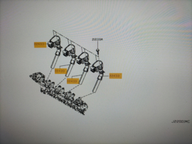 Coil assy-ignition Nissan 22448-00Q0J F16/ J11/ J12/ K14/ T32/ XFK Original.