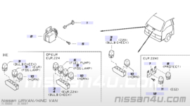 Amp-intermittent wiper Nissan 28890-B8060 160/ C120/ E23/ E24/ F22/ F23