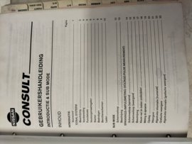 Consult operation manual 1994 (20250406) Gebruikt.