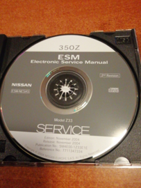 Electronic Service Manual '' Model Z33 series '' Nissan 350Z Z33 SM4E00-1Z33E1E