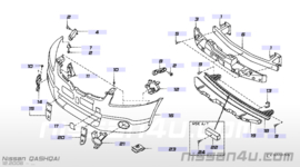 Voorbumper Nissan Qashqai J10/ JJ10 62022-JD00H (KY0)