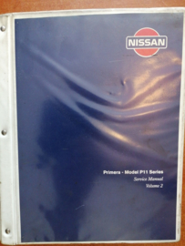 Service manual '' Model P11 series '' Volume 2 SM8E-P11SE0E Nissan Primera P11 pre-Facelift