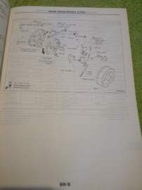 Service manual ''Model D21 series Supplement-IV'' Nissan Pickup D21 SM9E-D21SG0 Gebruikt.