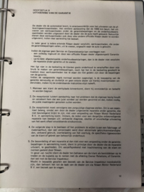 Service bepalingen garantiebepalingen