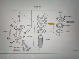 Chassisveer vooras Nissan Juke F15 54010-1KA1B