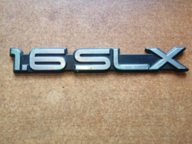 Emblem-rear 1.6SLX Nissan Sunny B12 Coupe 90896-64A16 Used part.