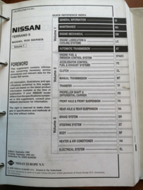 Service manual '' Model R20 supplement IX ''  Nissan Terrano2 R20 SM9E-R20IE0E