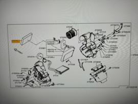 Interieurfilter Nissan X-Trail T32 27277-4BA0A Origineel.