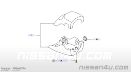 Stuurkolomafdekkap Nissan Primera P11/ WP11 48470-9F510 (48470-2F010)