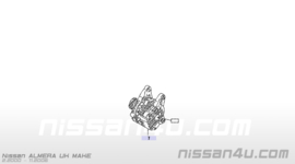 Alternator K9K Nissan Almera N16 23100-BN704 (8200 385 098)