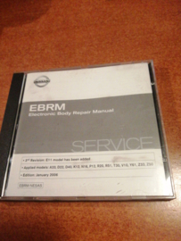 Electronic Body Repair Manual '' Model A33/ D22/ D40/ E11/ K12/ N16/ P12/ R20/ R51/ T30/ V10/ Y61/ Z33/ Z50