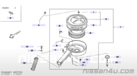 Luchtfilter Nissan Micra K10 A654F-01B00-CA