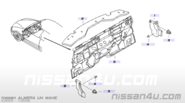 Finisher-dash side, left-hand Nissan Almera N16 66901-BM500