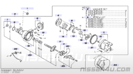 Rotor-head Nissan 22157-H9560 910/ B11/ B12/ C32/ M10/ N12/ N13/ S12 New.