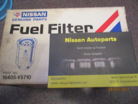 Brandstoffilter Nissan 16405-V5710 160/ 720/ 910/ B11/ D21/ E23/ E24/ JC31/ N12