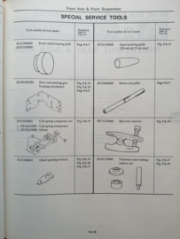 Service manual '' Model A10 series chassis & body '' Datsun Violet A10