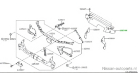 Finisher upper Nissan Primera P12 61874-AV610 Used part.