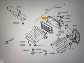 Luchtfilter Nissan Pixo UA0 16546-4A00F