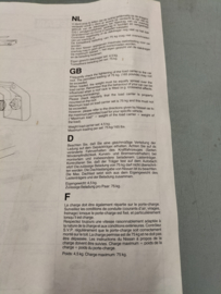 Dakdragerset Nissan KE732-89985 Origineel.