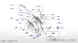 Motorkap Nissan Terrano2 R20 65100-7F030 (GN0)