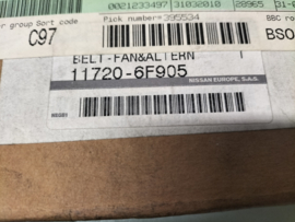Multiriem Nissan 11720-6F905 Origineel.