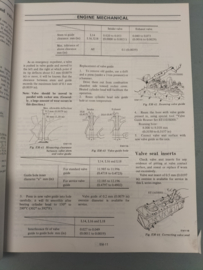 Service manual '' Model L14, L16 & L18 series engines '' SM4E-0L18G1 Used part.