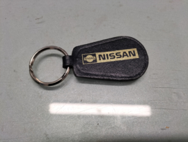 Sleutelhanger Nissan Leren opdruk kleur: Donkerblauw (auto Heemskerk) 20251021 Nieuw.