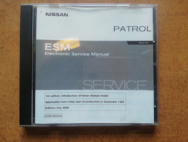 Electronic Service manual '' Model Y61 series '' Nissan Patrol Y61 SM4E00-1Y60E0E Gebruikt.