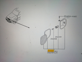 Lamp turn signal, front right-hand Nissan Terrano2 R20 26130-0X001 Original.