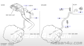 Ontluchtingsslang versnellingsbak Nissan 31098-74C05 B13/ N14/ W10/ Y10 Gebruikt.