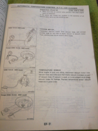 Service manual ''Model D21 series Basisboek'' Nissan Pickup D21 SM6E-0D21G0 Used part.