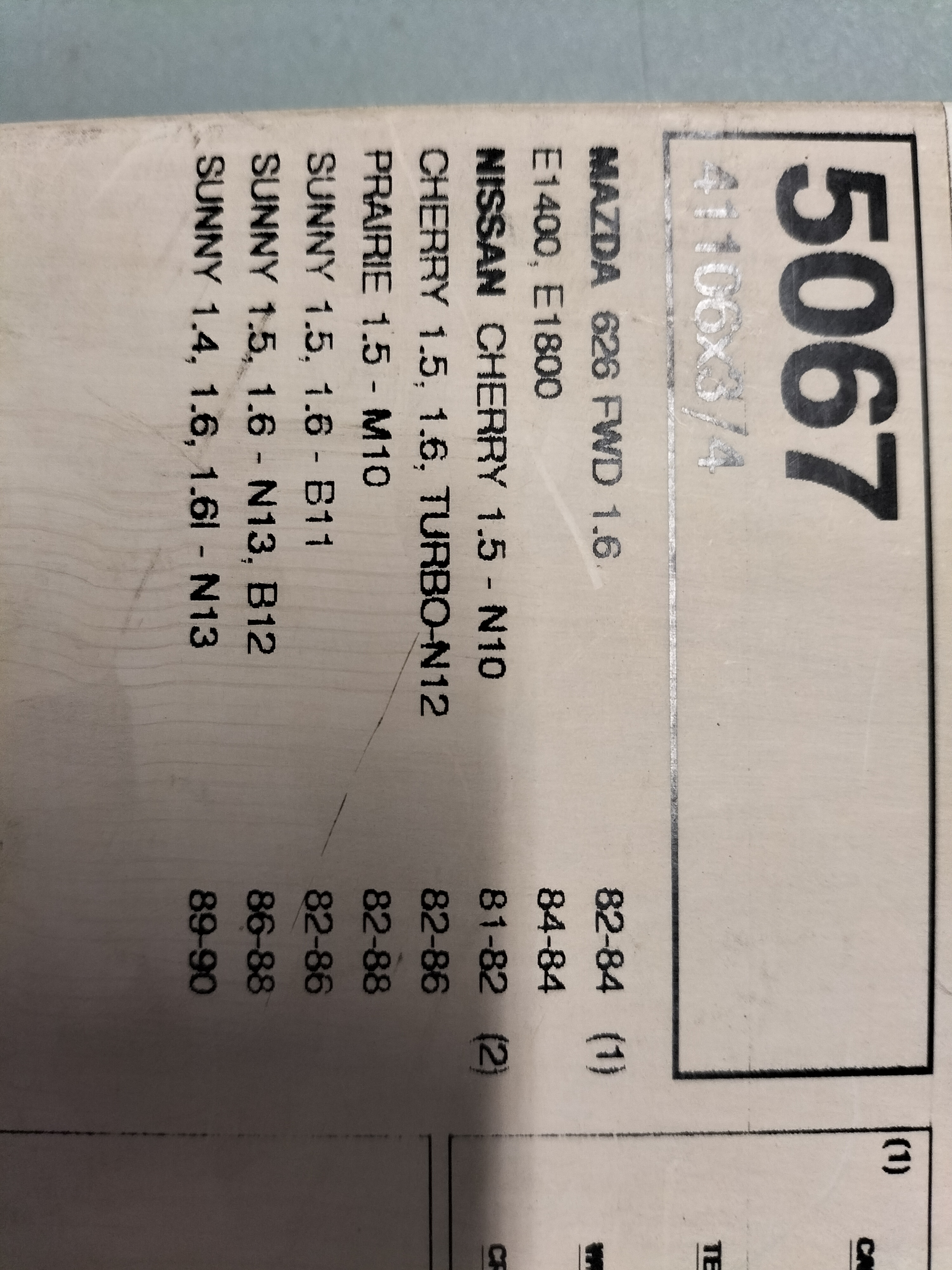 Timing belt Nissan 13028-61A00 New