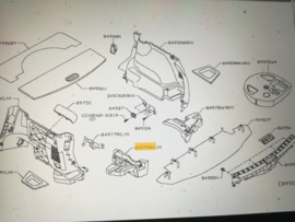 Opbergvak gereedschap Nissan Qashqai JJ10 84979-EY10A