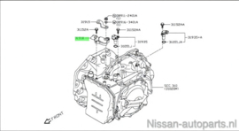 Neutraalpositieschakelaar automaatbak Nissan 31918-1XK0A C13/ F15/ J10/ JJ10/ K13/ T31/ Z51 Origineel.