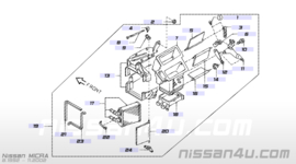 Kachelradiateurhuis Nissan Micra K11 27110-1F610 (27110-1F600)