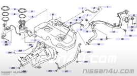 Brandstofpomp Nissan Murano Z50 17040-CB00A